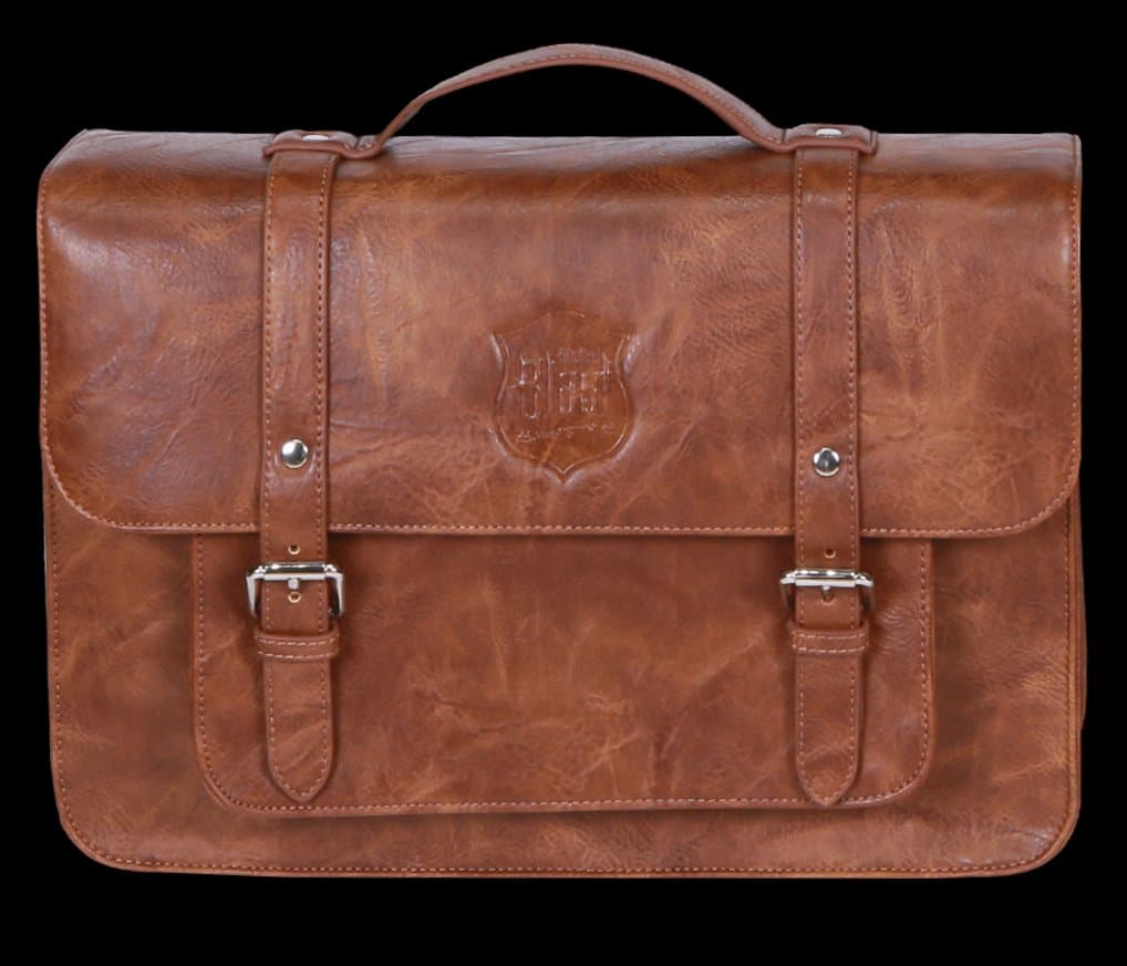 Back Rack Pannier Case — Light Brown Genuine Leather
