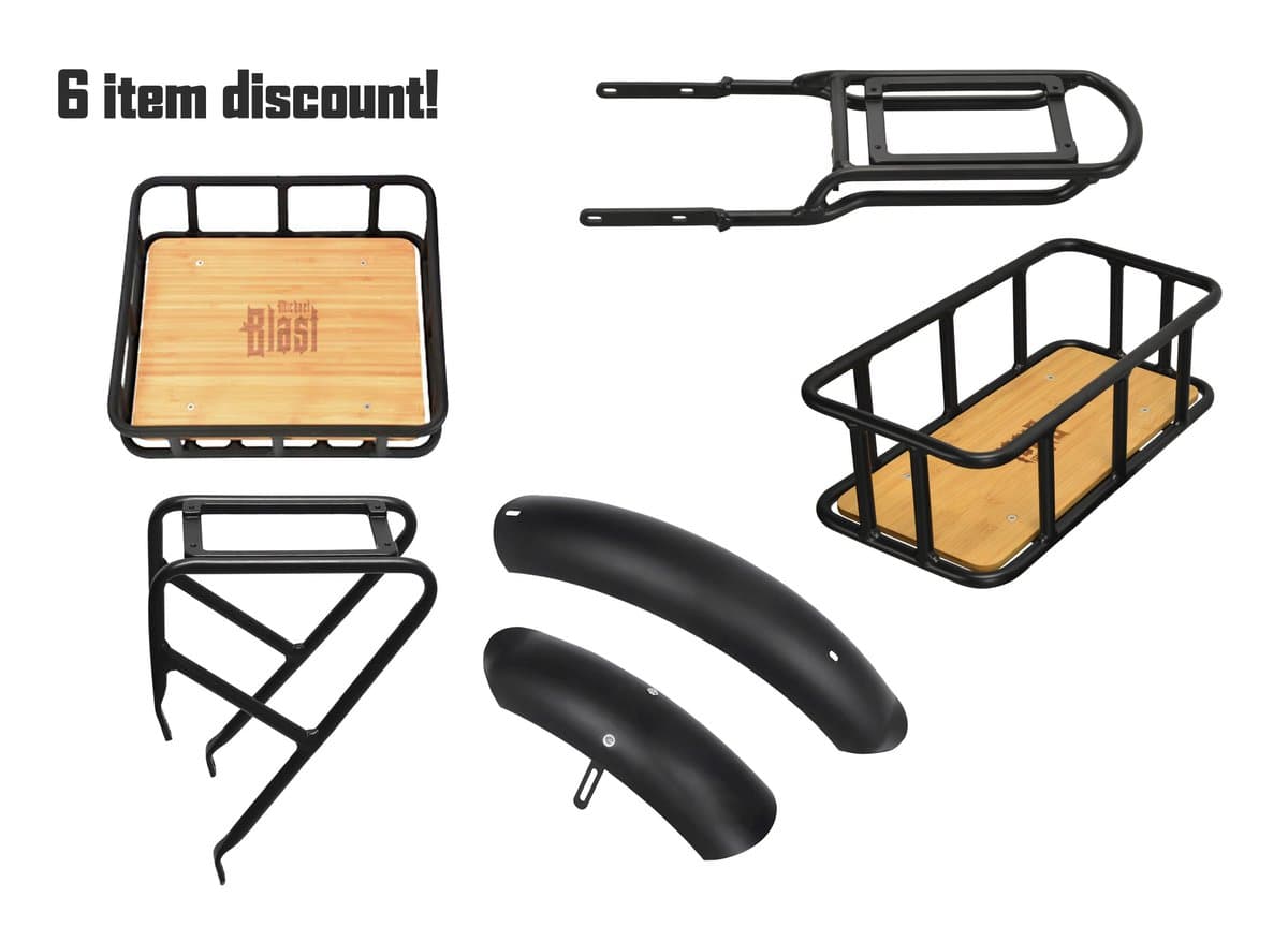 Ponyboy — Fenders & Front/Rear Racks Bundle (6 Items) — image 1