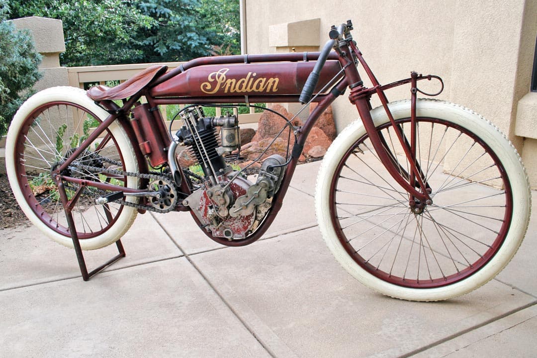 Vintage café racer motorcycle — 1960s British motorcycle culture