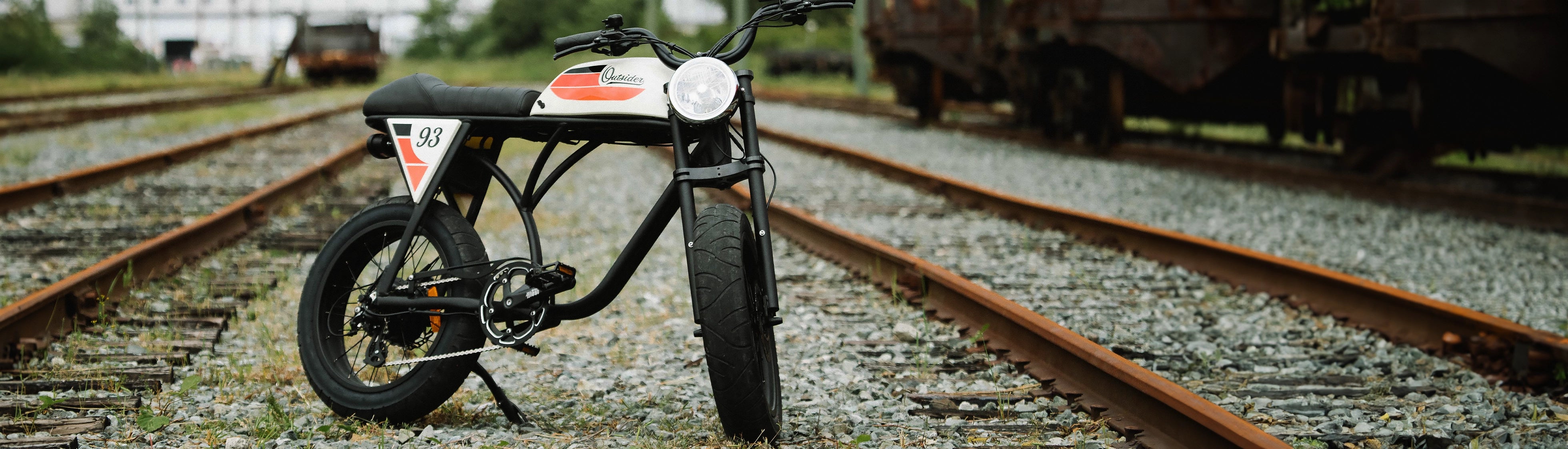 Michael Blast eBike on rail track after maintenance check 