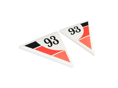 Outsider - Side Triangle Pair - White